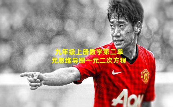 九年级上册数学第二单元思维导图一元二次方程