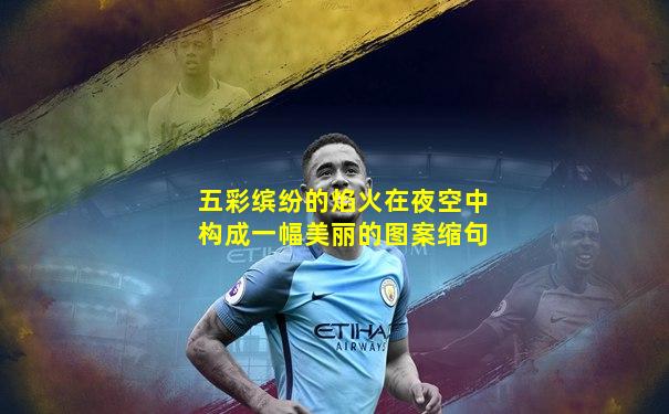 五彩缤纷的焰火在夜空中构成一幅美丽的图案缩句