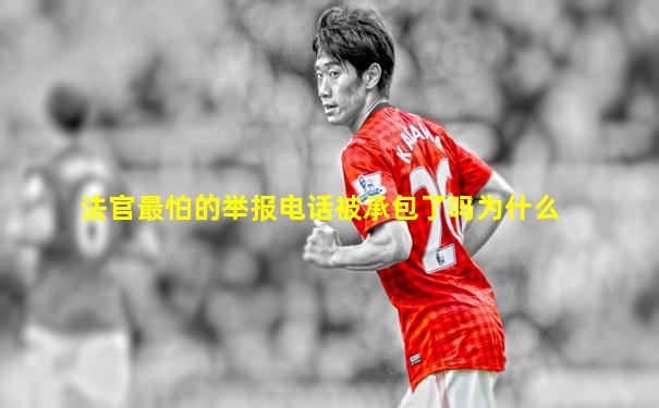 法官最怕的举报电话被承包了吗为什么